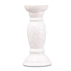 Cantaria Candlestick -Home Fragrance Store 3557wh cantaria candlestick white skyros designs 1