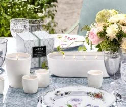 White Tea & Rosemary Alfresco Multi-Wick Decorative Candle -Home Fragrance Store NESTNY ALF WTR CAN MULTI 4