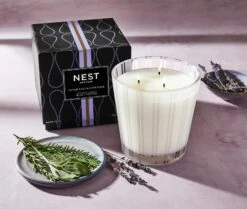 Cedar Leaf & Lavender 3-Wick Candle 8 Cedar Leaf & Lavender 3-Wick Candle -Home Fragrance Store NESTNY CORE CV CAN 3W 3