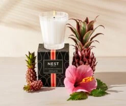 Red Pineapple & Hibiscus Classic Candle -Home Fragrance Store NESTNY CORE RPH CAN CL 3
