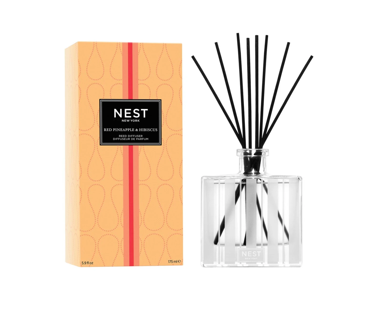 Red Pineapple & Hibiscus Reed Diffuser 3 Red Pineapple & Hibiscus Reed Diffuser