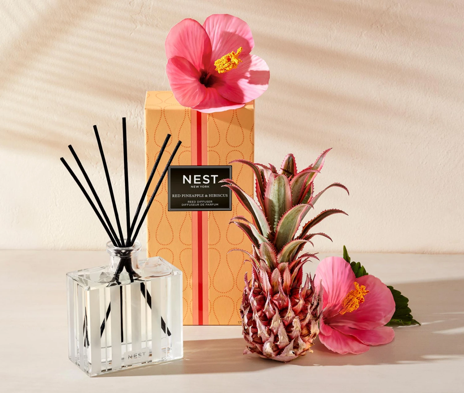 Red Pineapple & Hibiscus Reed Diffuser 5 Red Pineapple & Hibiscus Reed Diffuser - Image 3