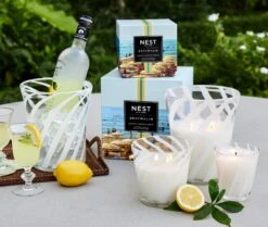 NEST New York X Gray Malin Amalfi Lemon & Mint Deluxe Candle -Home Fragrance Store NESTNY GM AML CAN DX 3