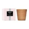 Rattan Himalayan Salt & Rosewater Classic Candle 1 Rattan Himalayan Salt & Rosewater Classic Candle -Home Fragrance Store NESTNY RATTAN WELL HSR CAN CL 1 white background
