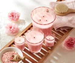 Himalayan Salt & Rosewater 3-Wick Candle 9 Himalayan Salt & Rosewater 3-Wick Candle -Home Fragrance Store NESTNY WELL HSR CAN 3W 4