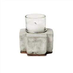 Cruz Piedra Votive Candle