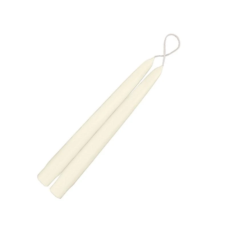 Taper Candle Pair - Ivory 4 Taper Candle Pair - Ivory - Image 2
