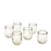 Pequeñas Acanalada Glass Vessel -Home Fragrance Store vessel